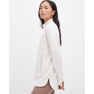 VARLEY Paige Longline Sweat Pullover Sweatshirt Small‎ Doublesoft Anthropologie